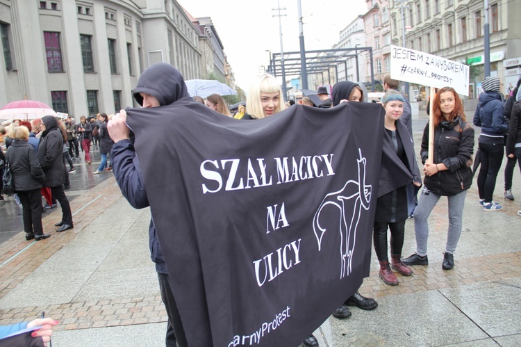 Czarny Protest i Biały Protest w Katowicach