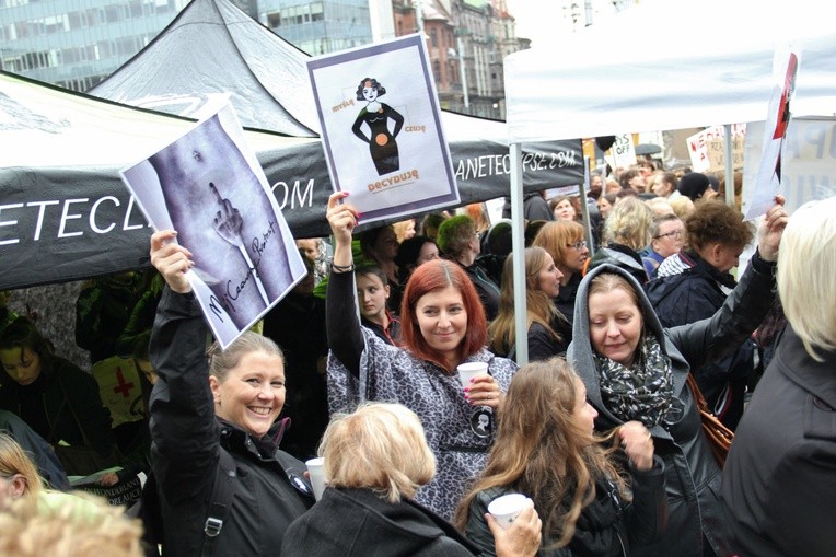 Czarny Protest i Biały Protest w Katowicach