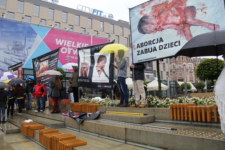 Czarny Protest i Biały Protest w Katowicach