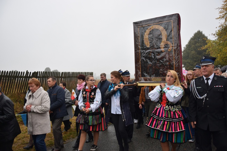 Powitanie ikony MB Częstochowskiej w Krzemienicy