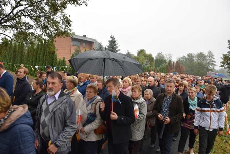 Powitanie ikony MB Częstochowskiej w Krzemienicy