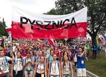 ▲	Pysznicka grupa wyróżniała się w Krakowie.