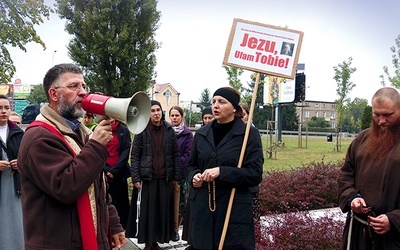 Skrzyżowanie al. Kraśnickiej z Bohaterów Monte Cassino było miejscem modlitwy za Lublin.