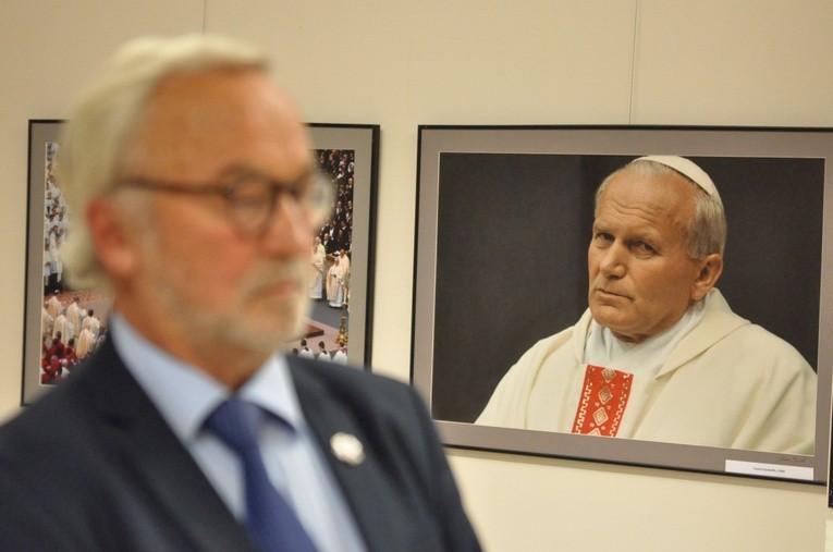 Jan Paweł II i Adam Bujak