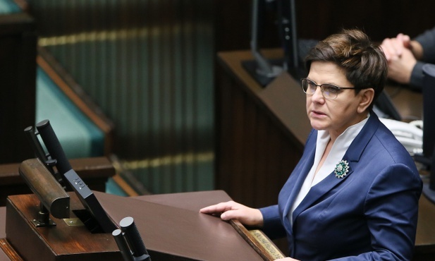 Szydło przedstawiła trzy zobowiązania rządu ws. ochrony życia 