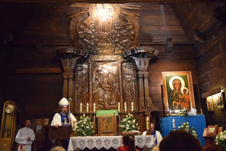 Powitanie ikony MB Częstochowskiej w Spale