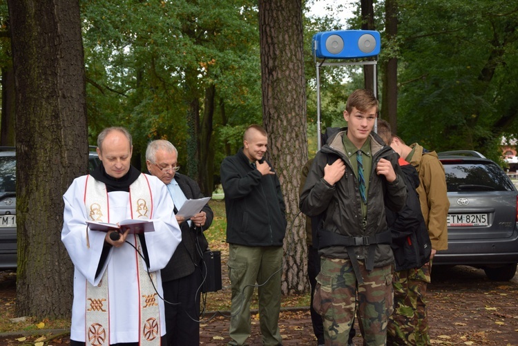 Powitanie ikony MB Częstochowskiej w Spale