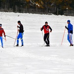 Październikowy zimowy krajobraz