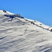 Październikowy zimowy krajobraz