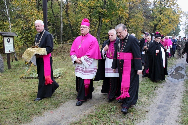 Powitanie abp. Józefa Górzyńskiego w Bałdach