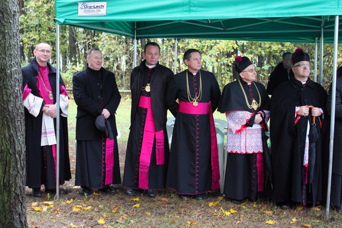 Powitanie abp. Józefa Górzyńskiego w Bałdach