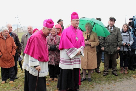 Powitanie abp. Józefa Górzyńskiego w Bałdach