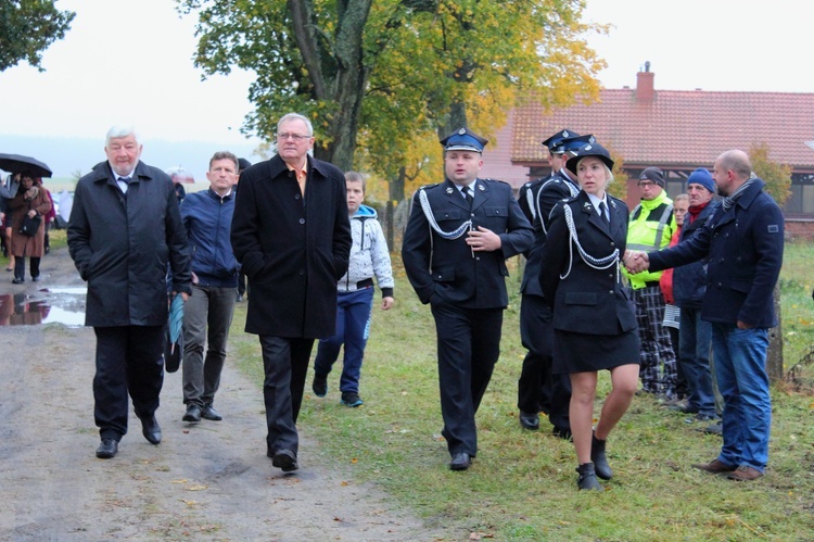 Powitanie abp. Józefa Górzyńskiego w Bałdach