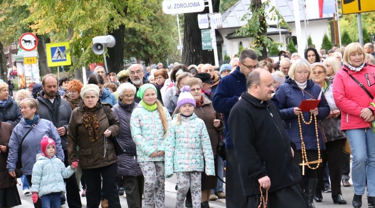 Procesja różańcowa w Krynicy-Zdroju