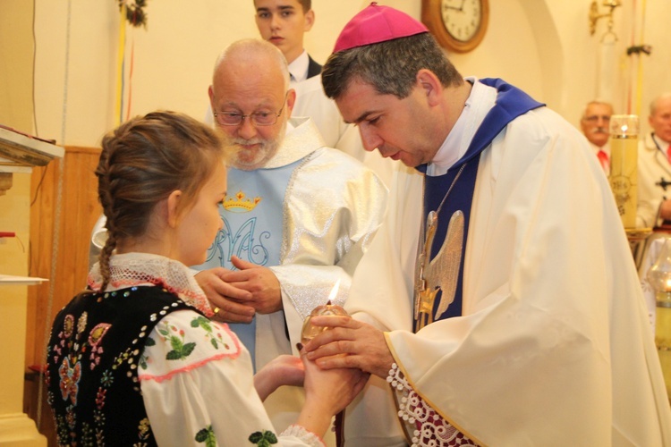 Powitanie ikony MB Częstochowskiej w Lubochni