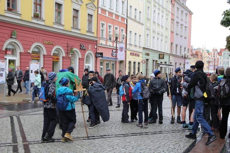 Gra miejska Skautów Europy na Dzień Papieski