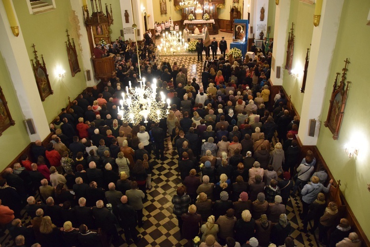 Powitanie ikony MB Częstochowskiej w Żelechlinku