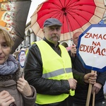 Protest przeciwko reformie edukacji