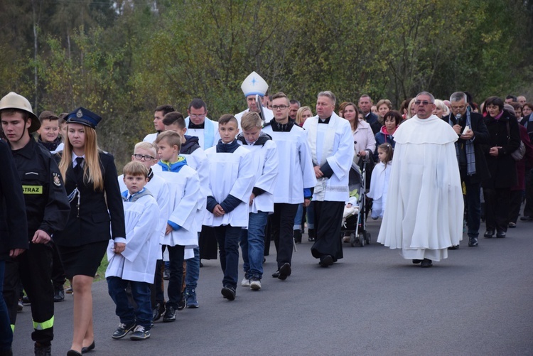 Powitanie ikony MB Częstochowskiej w Kochanowie