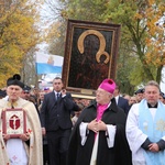 Powitanie ikony MB Częstochowskiej w Białyninie