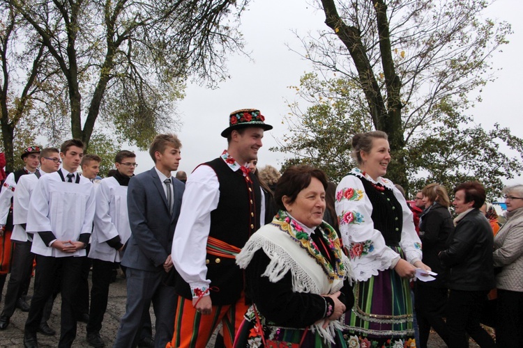 Powitanie ikony MB Częstochowskiej w Białyninie