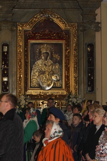 Powitanie ikony MB Częstochowskiej w Głuchowie