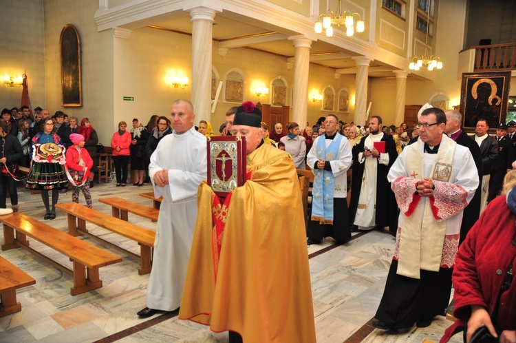 Powitanie ikony MB Częstochowskiej w Wysokienicach