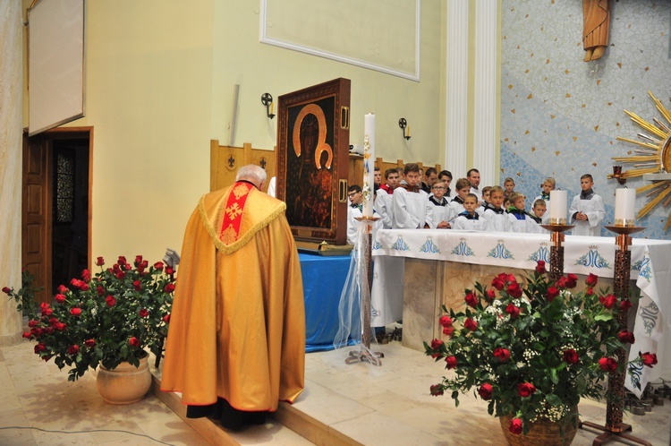 Powitanie ikony MB Częstochowskiej w Wysokienicach