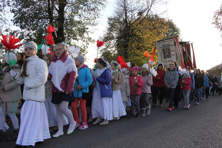 Powitanie ikony MB Częstochowskiej w Boguszycach