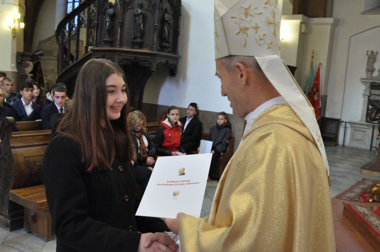 Stypendia Fundacji Abp. Jerzego Ablewicza 2016