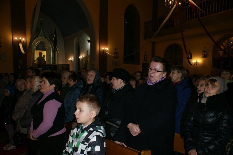 Powitanie ikony MB Częstochowskiej w Cielądzu