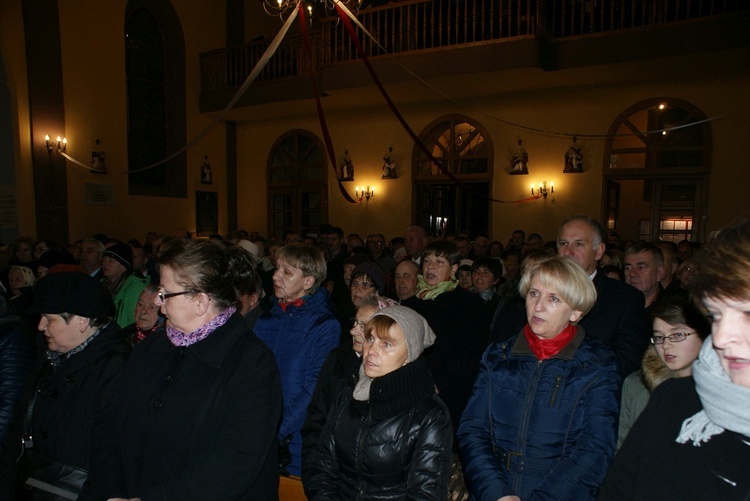 Powitanie ikony MB Częstochowskiej w Cielądzu