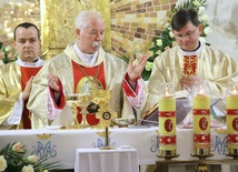 Uroczystościom jubileuszowym w Świebodzinie przewodniczył ks. infułat Adam Kokoszka.