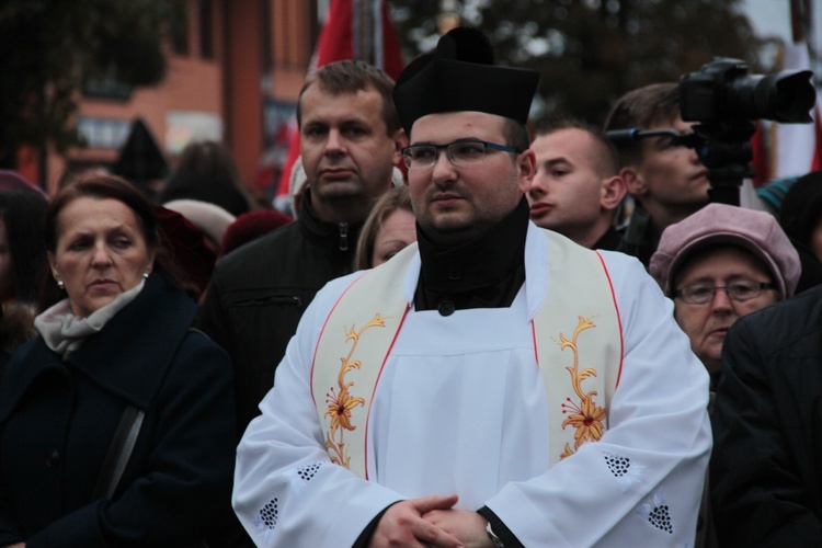 Powitanie ikony MB Częstochowskiej w Rawie Mazowieckiej