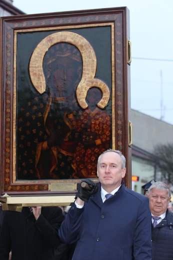 Powitanie ikony MB Częstochowskiej w Rawie Mazowieckiej