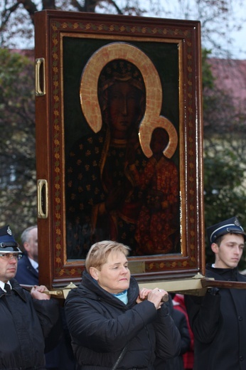 Powitanie ikony MB Częstochowskiej w Rawie Mazowieckiej