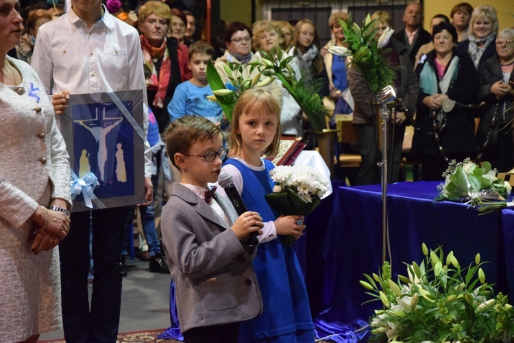 Powitanie ikony MB Częstochowskiej na Sójczym Wzgórzu