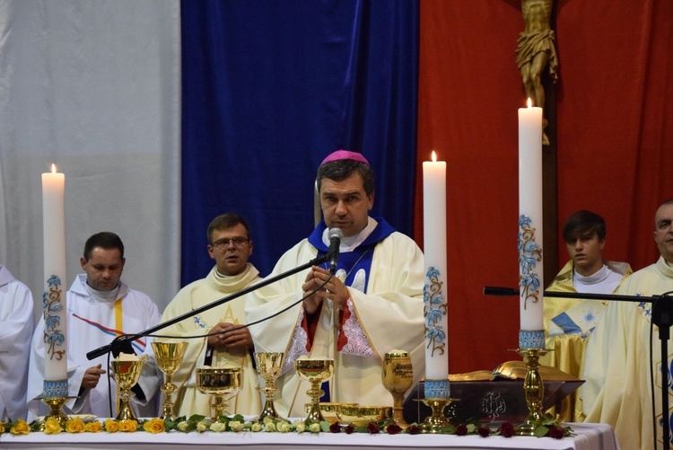 Powitanie ikony MB Częstochowskiej na Sójczym Wzgórzu