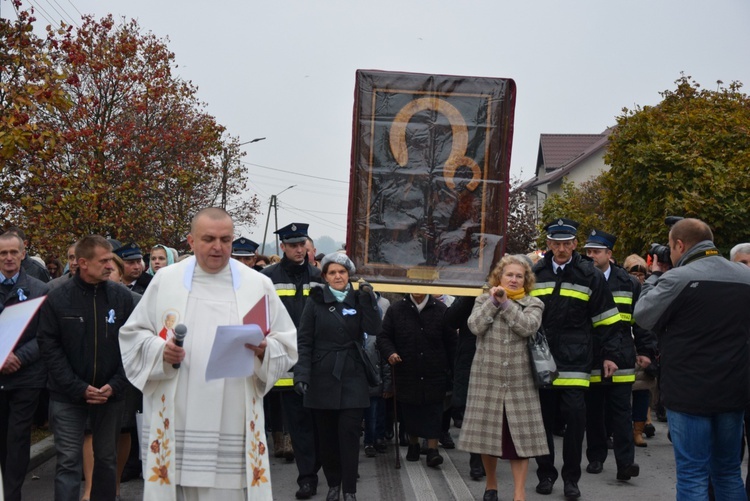 Powitanie ikony MB Częstochowskiej na Sójczym Wzgórzu