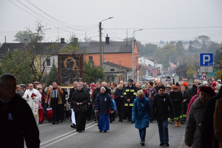 Powitanie ikony MB Częstochowskiej na Sójczym Wzgórzu