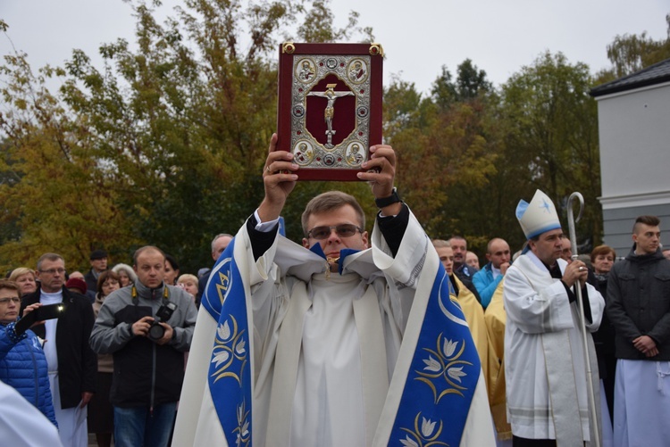 Powitanie ikony MB Częstochowskiej na Sójczym Wzgórzu