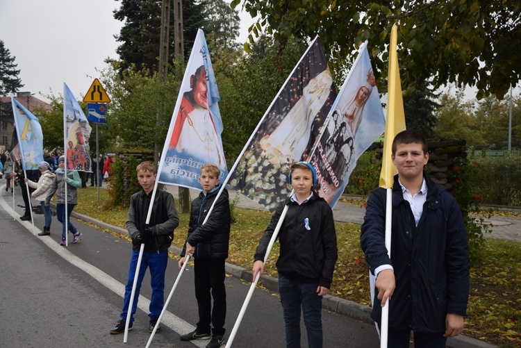 Powitanie ikony MB Częstochowskiej na Sójczym Wzgórzu