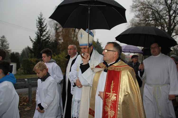 Powitanie ikony MB Częstochowskiej w Kurzeszynie