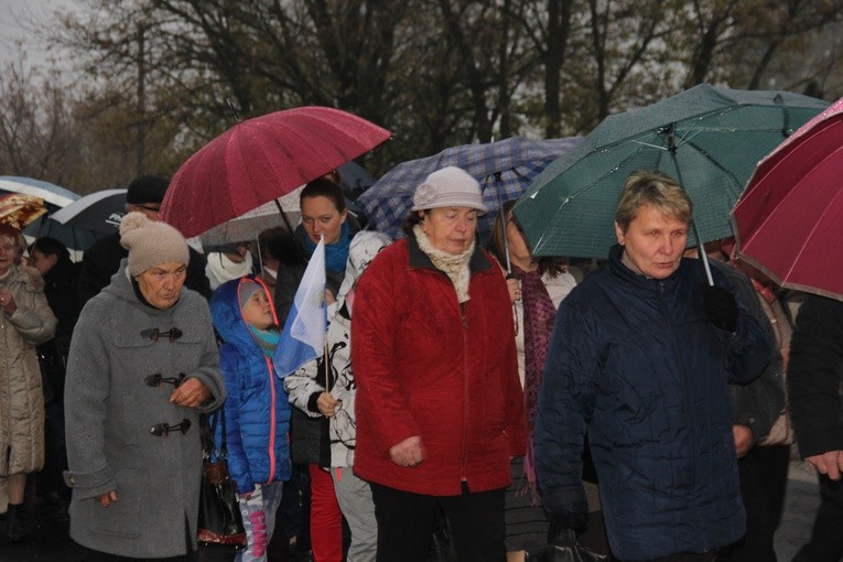 Powitanie ikony MB Częstochowskiej w Kurzeszynie