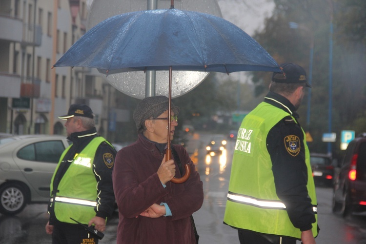 Powitanie ikony MB Częstochowskiej w parafii św. Jakuba w Skierniewicach