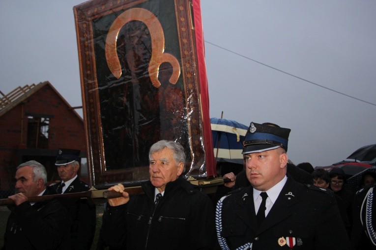 Powitanie ikony MB Częstochowskiej w Stachlewie