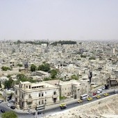 Panorama Aleppo z okresu pokoju.