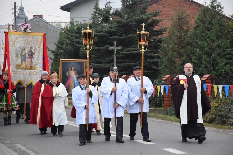 Powitanie ikony MB Częstochowskiej w Makowie