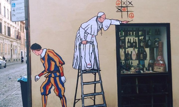 Mural z Franciszkiem powinien zostać