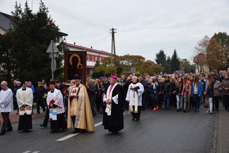 Powitanie ikony MB Częstochowskiej w Lipcach Reymontowskich